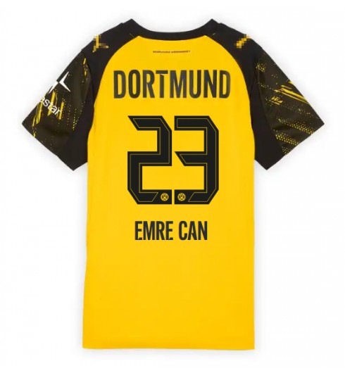 Ženske Nogometnih dresov Borussia Dortmund Emre Can #23 Domači 2025-26 Kratki rokavi Ženske Nogometnih dresov Borussia Dortmund Emre Can #23 Domači 2025-26 Kratki rokavi